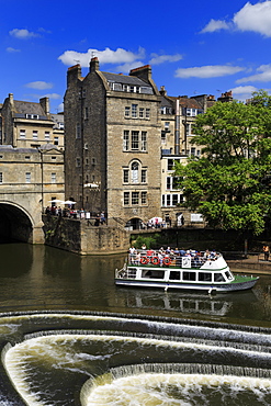 Pulteney Bridge, River Avon, Bath, UNESCO World Heritage Site, Somerset, England, United Kingdom, Europe