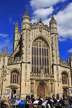 Bath Abbey, City of Bath, UNESCO World Heritage Site, Somerset, England, United Kingdom, Europe