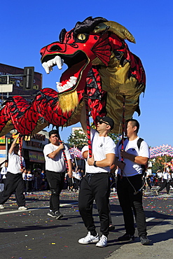 Golden Dragon Parade, Chinatown, Los Angeles, California, United States of America, North America