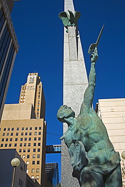 Air Force Monument, Downtown Oklahoma City, Oklahoma, United States of America, North America