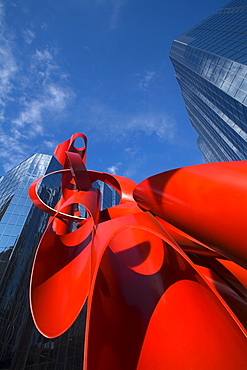 Sculpture by Alexander Liberman, Leadership Square, Oklahoma City, Oklahoma, United States of America, North America