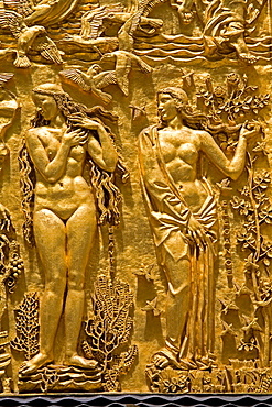 Doorway detail, Rockefeller Center, Midtown Manhattan, New York City, New York, United States of America, North America