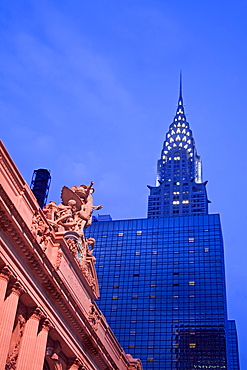 Grand Central Station and the Empire State Building, Midtown Manhattan, New York City, New York, United States of America, North America