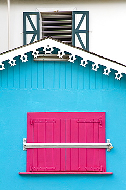 Architectural detail, Philipsburg, St. Maarten, Netherlands Antilles, West Indies, Caribbean, Central America