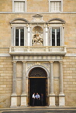 Palau de la Generalitat, Gothic Quarter, Barcelona, Catalonia, Spain, Europe