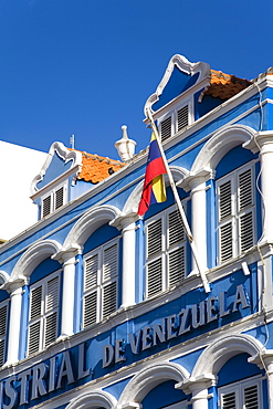 Banco Industrial de Venezuela on Handelskade, Punda District, Willemstad, Curacao, Netherlands Antilles, West Indies, Caribbean, Central America