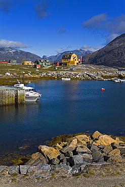 Port of Nanortalik, Island of Qoornoq, Province of Kitaa, Southern Greenland, Kingdom of Denmark, Polar Regions