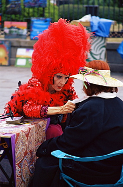 Psychic, Jackson Square, New Orleans, Louisiana, United States of America, North America