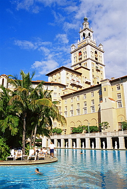 Pool at Baltimore Hotel, Coral Gables, Miami, Florida, United States of America, North America