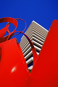 Sculpture, Wachovia Tower, Palm Beach Lakes Road, West Palm Beach, Florida, United States of America, North America