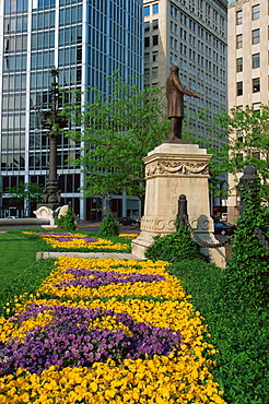 Monument Circle, Indianapolis, Indiana, United States of America, North America