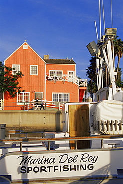 Fishermen's village, Marina Del Rey, Los Angeles, California, United States of America, North America