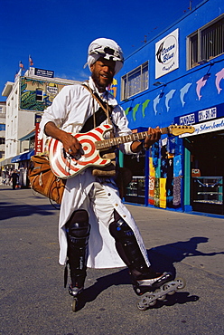 Harry Perry Kama Kosmici Krusader, Venice Beach icon, Venice Beach, Los Angeles, California, United States of America, North America