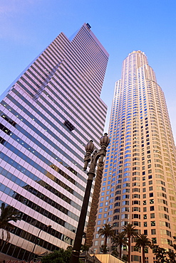 1st Interstate Building and 444 Tower, Downtown, Los Angeles, California, United States of America, North America