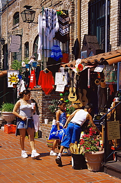 Shopping, Olvera Street, Los Angeles, California, United States of America, North America