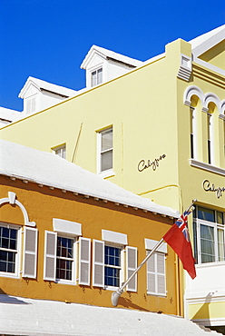 Buildings on Front Street, Hamilton, Bermuda, Central America