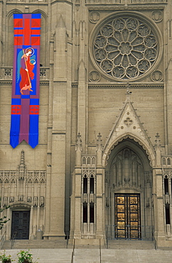 Grace Cathedral, Episcopal church, Nob Hill, San Francisco, California, United States of America, North America