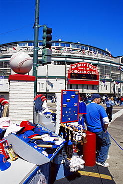 Wrigley Field, baseball stadium, Chicago, Illinois, United States of America, North America