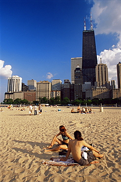 Oak Street Beach, Chicago, Illinois, United States of America, North America