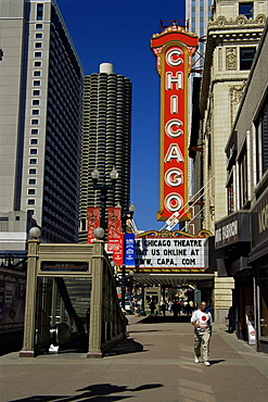 State Street, The Loop district, Chicago, Illinois, United States of America, North America