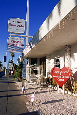 Chapel of Love drive thru wedding chapel, Las Vegas, Nevada, United States of America, North America