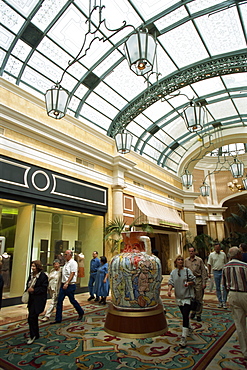 Shopping area, Bellagio Hotel and Casino, Las Vegas, Nevada, United States of America, North America