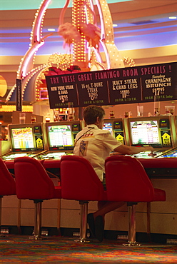 Interior of Flamingo Casino, Las Vegas, Nevada, United States of America, North America