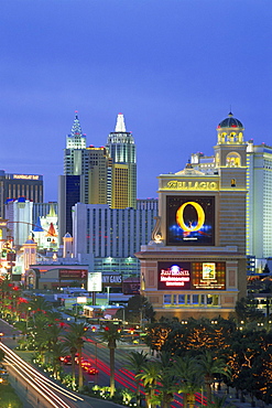 Casinos on The Strip, Las Vegas, Nevada, United States of America, North America