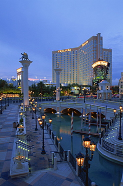 Venetian and Treasure Island Casinos, Las Vegas, Nevada, United States of America, North America