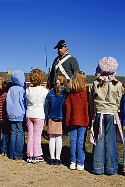 Children at Fort Snelling State Historic Park, St. Paul, Minnesota, United States of America, North America