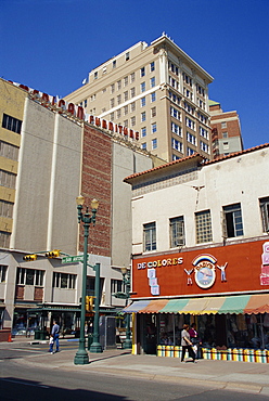 San Antonio Street, El Paso, Texas, United States of America, North America