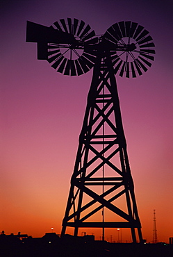 Windmill, American Wind Power Center, Lubbock, Texas, United States of America, North America