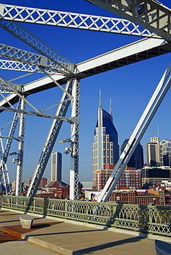 Shelby Street Pedestrian Bridge, Nashville, Tennessee, United States of America, North America