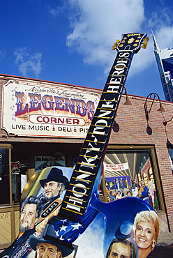 Legends on Broadway Street by artist Ron Sweeney, Nashville, Tennessee, United States of America, North America