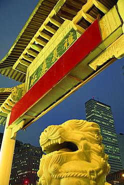 Chinatown Gateway, Boston, Massachusetts, New England, United States of America, North America