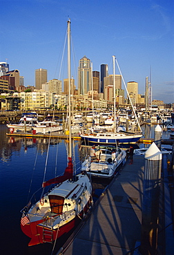 Bell Harbor Marina, Seattle, Washington state, United States of America, North America