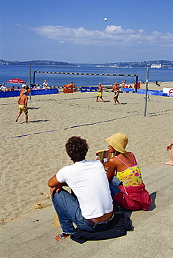 Alki Beach, West Seattle, Washington state, United States of America, North America