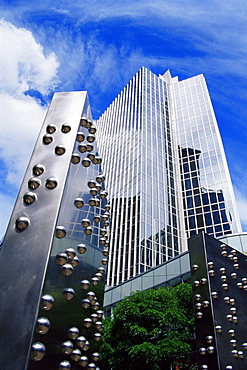 Invisible City sculpture by Anton Parsons, Lambton Quay, Wellington, North Island, New Zealand, Pacific