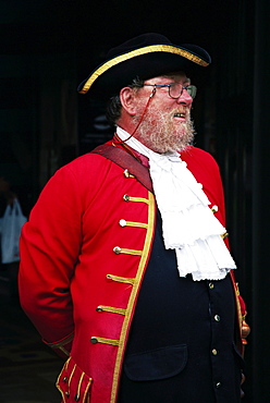 Town crier, Christchurch, Canterbury, South Island, New Zealand, Pacific