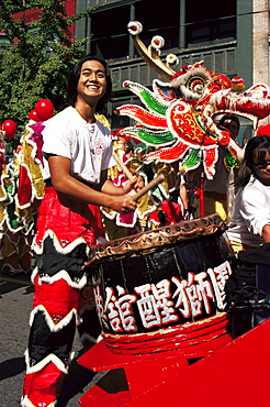 Celebrations in Chinatown, Vancouver, British Columbia, Canada, North America