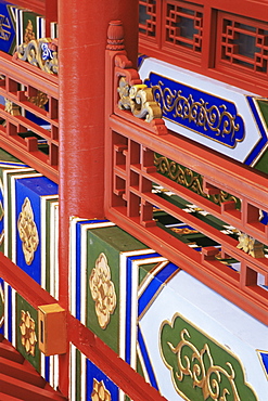 Pagoda, Sun-Yat-Sen Park, Chinatown, Montreal City, Quebec state, Canada, North America