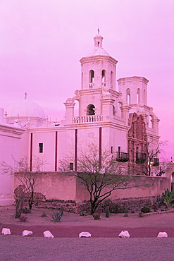 Mission San Xavier del Bac, Tucson, Arizona, United States of America, North America