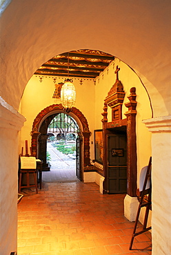 Serra's church, Mission San Juan Capistrano, Orange County, California, United States of America, North America