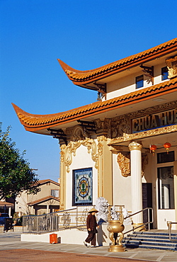 Chua Hue Quang temple, Little Saigon, Santa Ana, Orange County, California, United States of America, North America