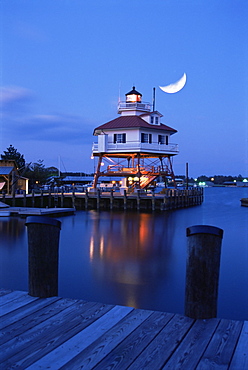 Drum Point Lighthouse, Calvert Marine Museum, Solomons, Maryland, United States of America, North America