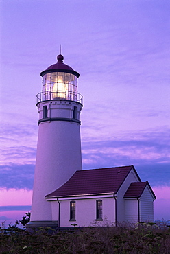 Cape Blanco lighthouse, Port Orford, Oregon, United States of America, North America