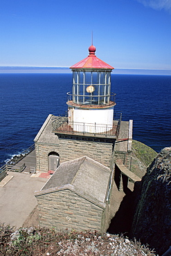 Point Sur lighthouse, Big Sur, California, United States of America, North America