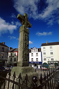 Celtic Cross, Clones Town, County Monaghan, Ulster, Republic of Ireland, Europe