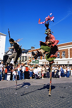 Teatro due Mondi, annual Spraoi Street Festival, City of Waterford, County Waterford, Munster, Republic of Ireland, Europe