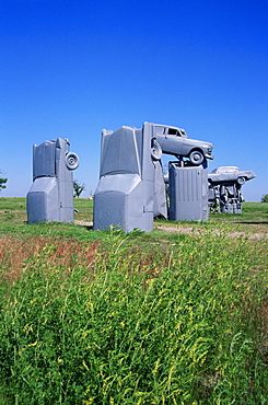 Carhenge, Alliance City, western Nebraska, United States of America, North America